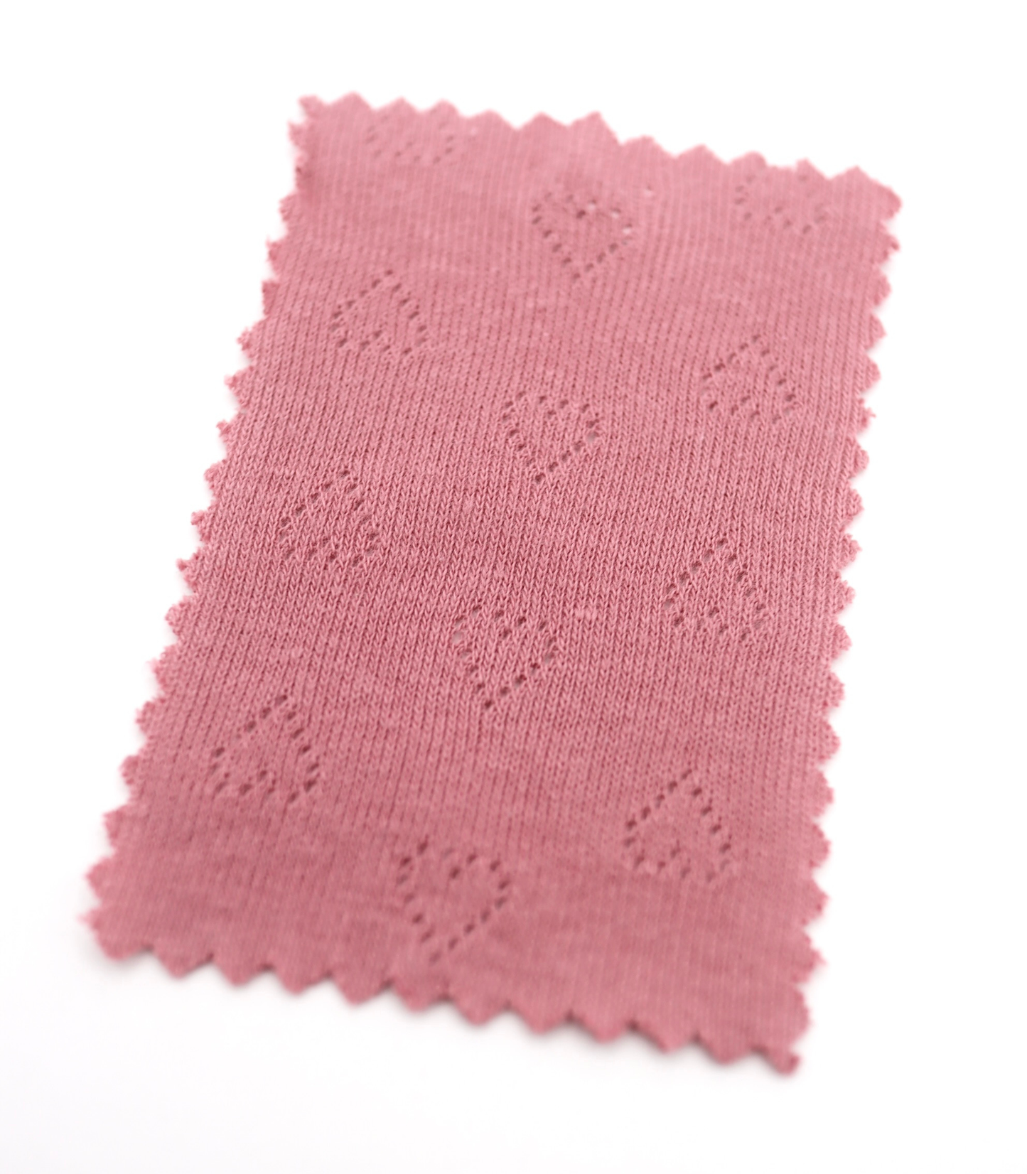 【25SS-032】ハート柄針抜きフライス　/0.5ｙあたり=～655円