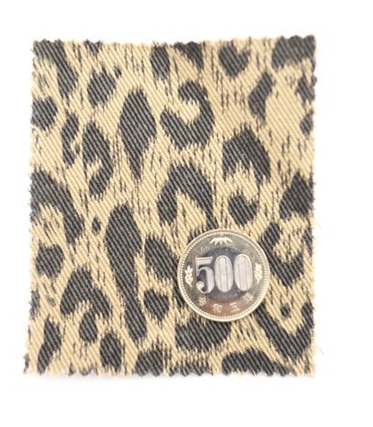 【25SS-221】ヒョウ柄プリントツイル　/0.5ｙあたり=～1170円