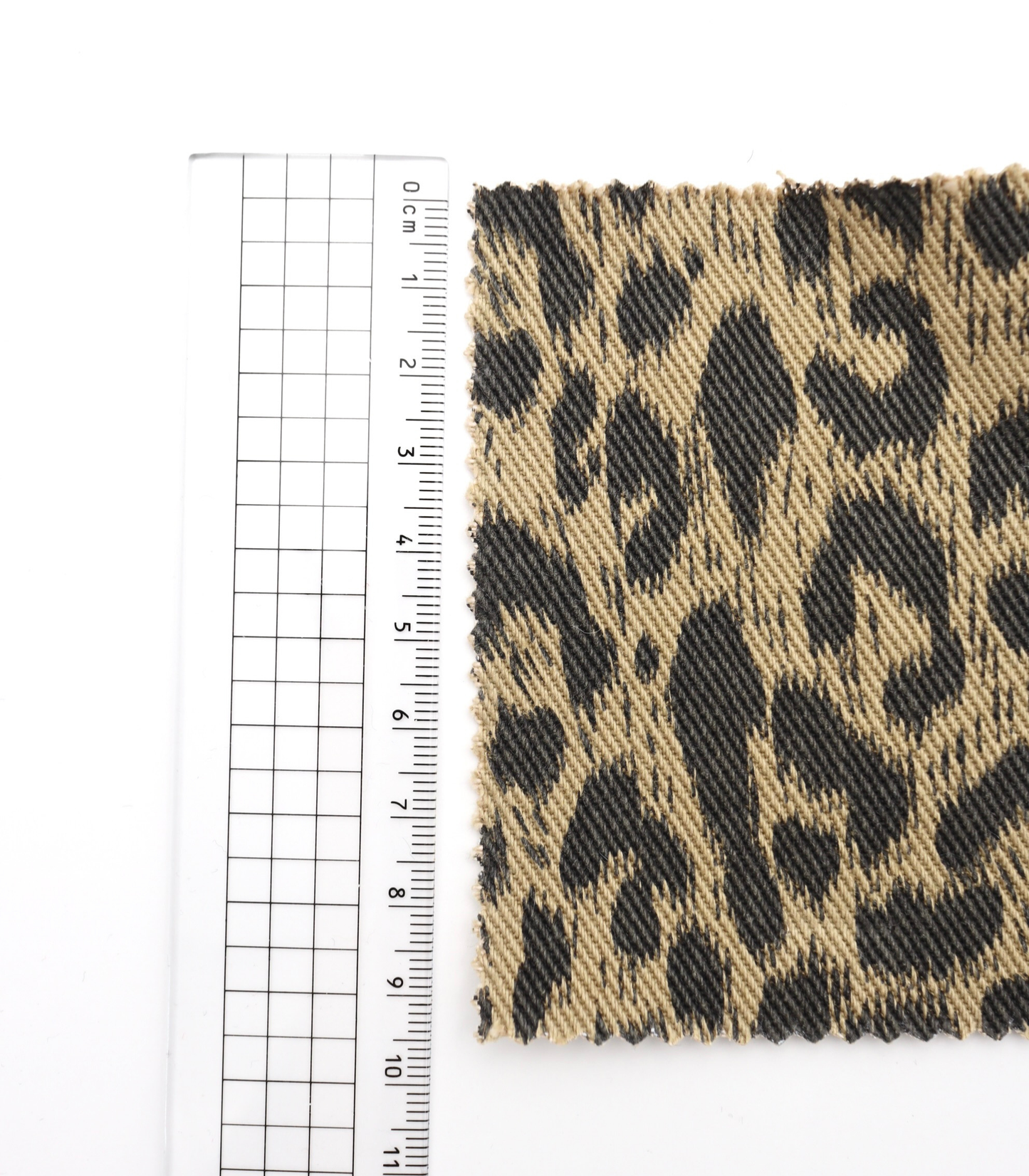 【25SS-221】ヒョウ柄プリントツイル　/0.5ｙあたり=～1170円