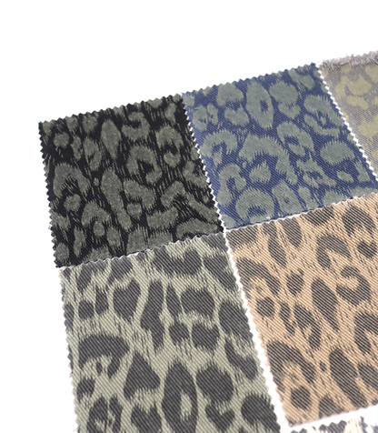 【25SS-221】ヒョウ柄プリントツイル　/0.5ｙあたり=～1170円