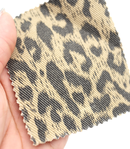 【25SS-221】ヒョウ柄プリントツイル　/0.5ｙあたり=～1170円