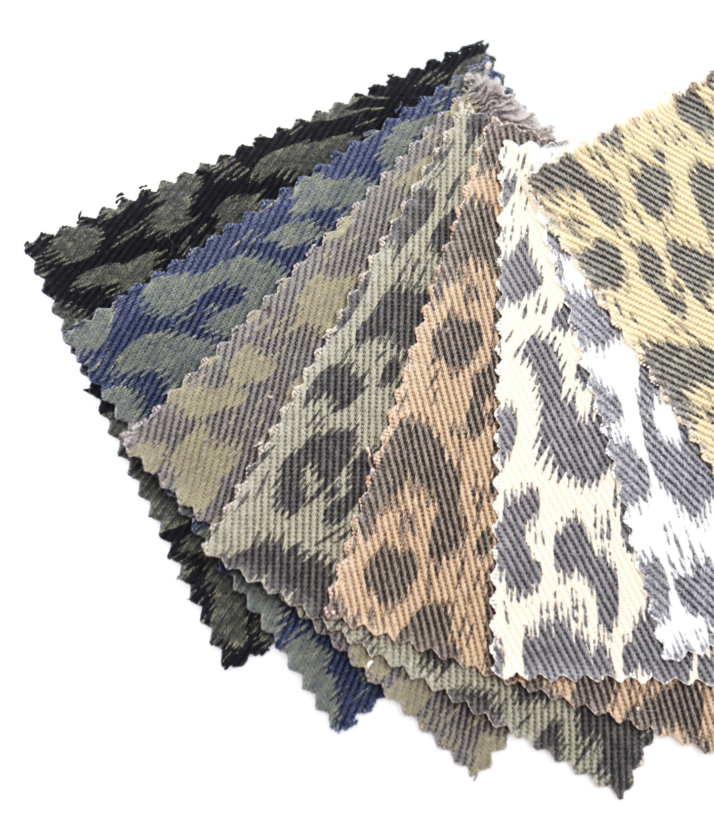 【25SS-221】ヒョウ柄プリントツイル　/0.5ｙあたり=～1170円