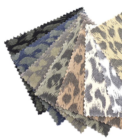 【25SS-221】ヒョウ柄プリントツイル　/0.5ｙあたり=～1170円