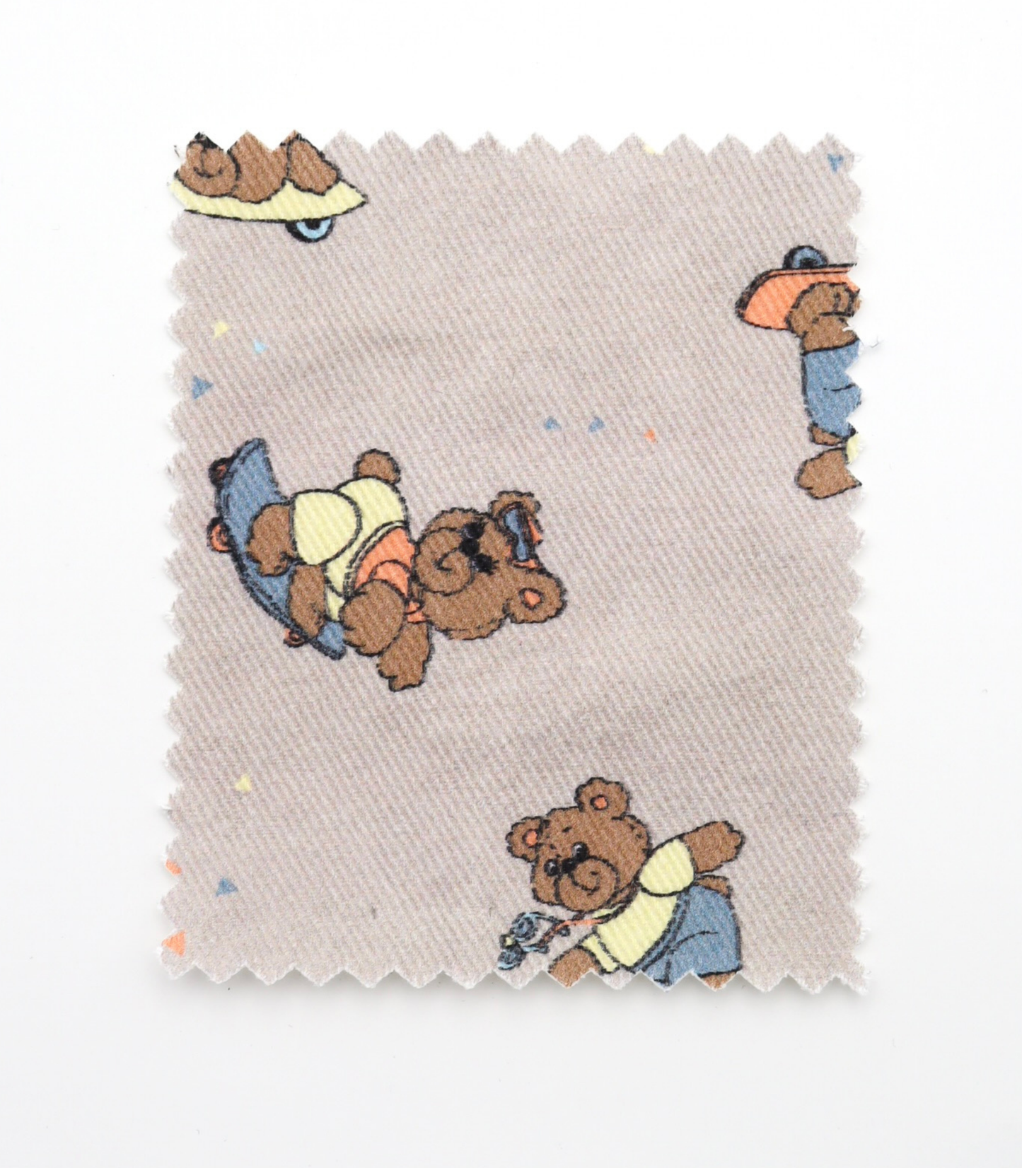 【25SS-219】スケボークマちゃんプリントツイル　/0.5ｙあたり=～1095円