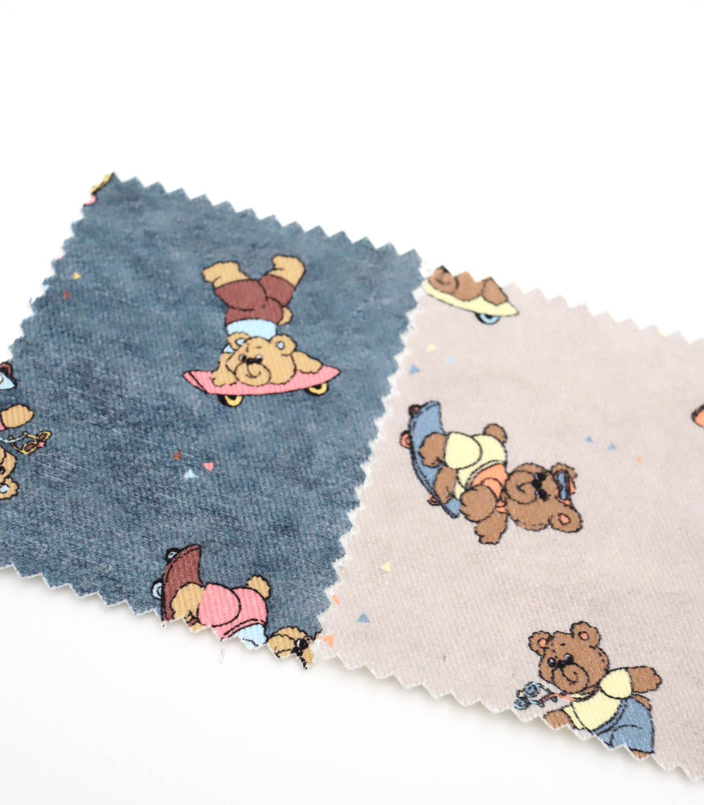 【25SS-219】スケボークマちゃんプリントツイル　/0.5ｙあたり=～1095円