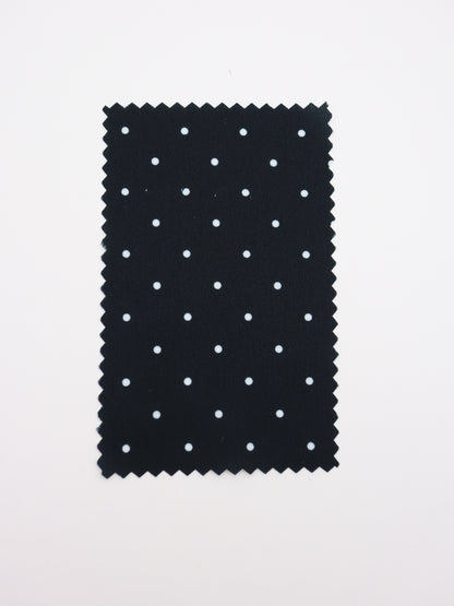 小玉・広ピッチサテンジョーゼット｜147cm広幅・5種のドットサイズ展開・防シワ｜ドッグウェア・ミニマルデザイン・裏地向け｜26SS-195【生地仕入れ代行卸】