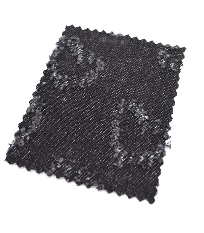 【25SS-215】ハートダメージデニム　/0.5ｙあたり＝～1015円