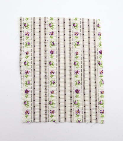 【25SS-446】花柄×ストライププリントサッカー　/0.5ｙあたり=～ 745円