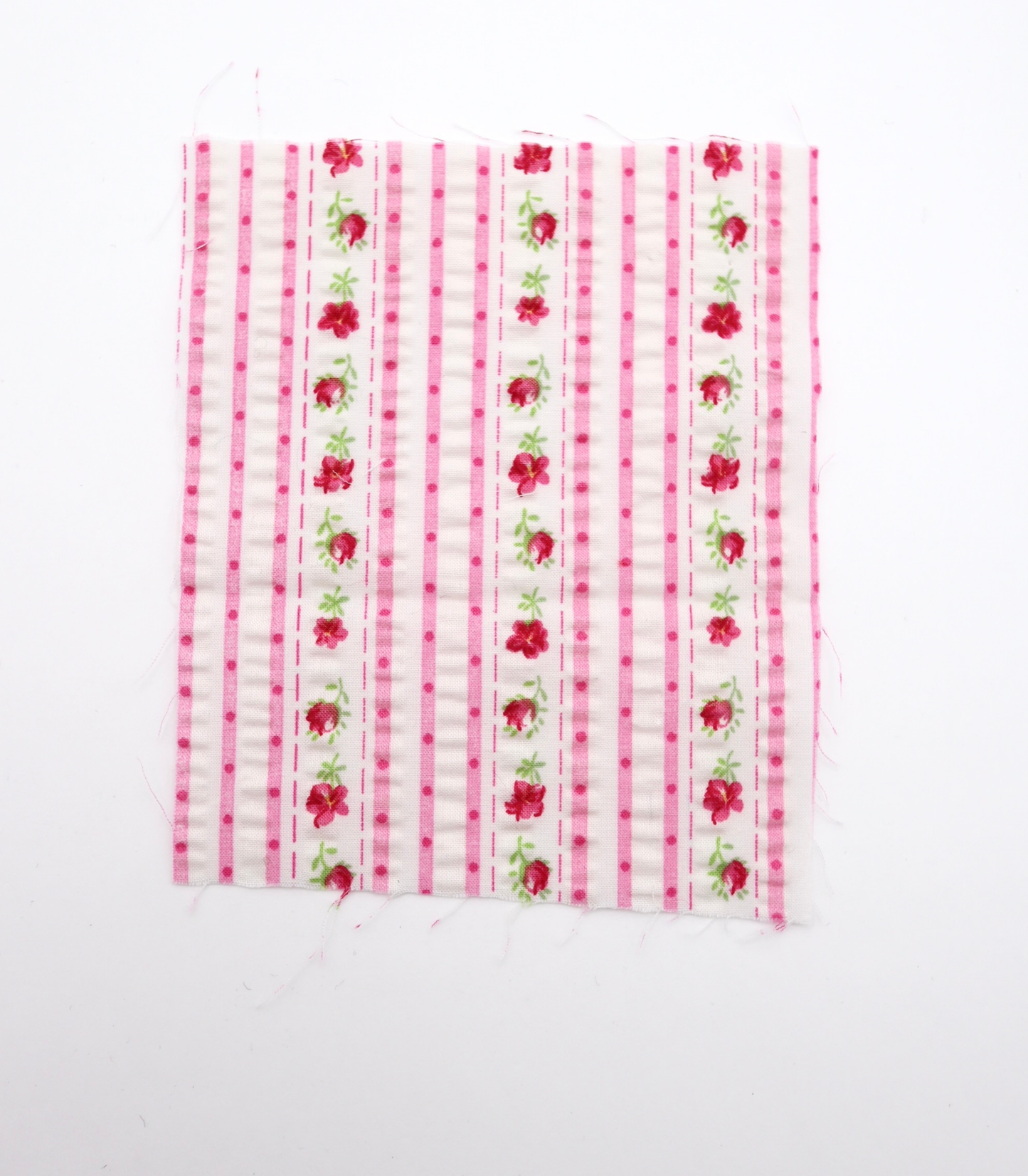 【25SS-446】花柄×ストライププリントサッカー　/0.5ｙあたり=～ 745円