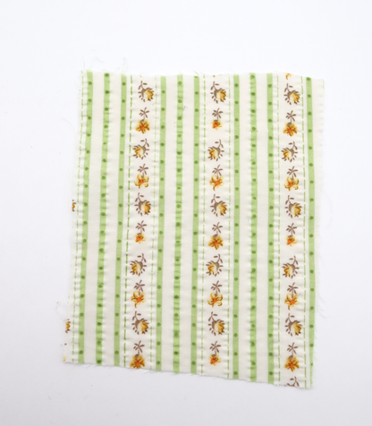 【25SS-446】花柄×ストライププリントサッカー　/0.5ｙあたり=～ 745円