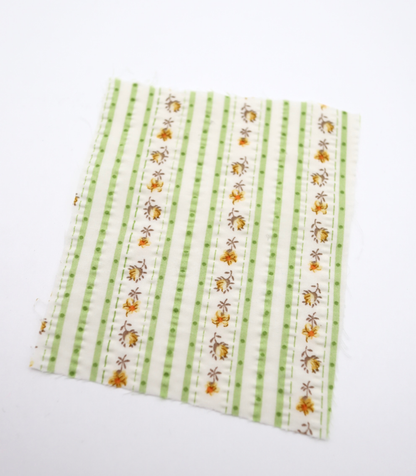 【25SS-446】花柄×ストライププリントサッカー　/0.5ｙあたり=～ 745円