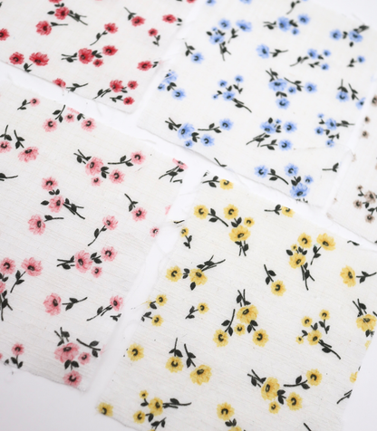 【25SS-438】小花柄プリントブッチャー　/0.5ｙあたり=～630円
