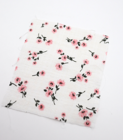 【25SS-438】小花柄プリントブッチャー　/0.5ｙあたり=～630円