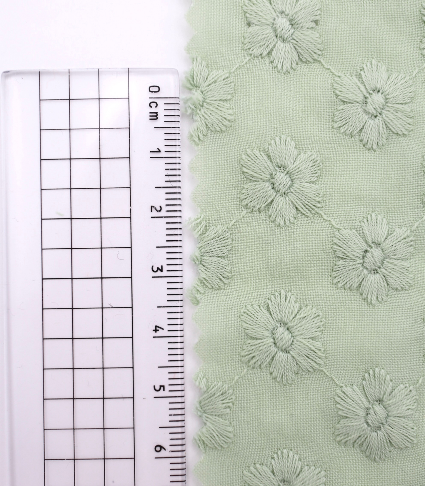 【25SS-454】花柄刺繍綿ローン　/0.5ｙあたり=～1300円