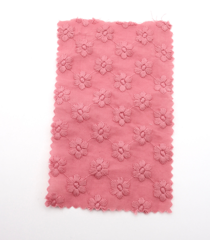 【25SS-454】花柄刺繍綿ローン　/0.5ｙあたり=～1300円