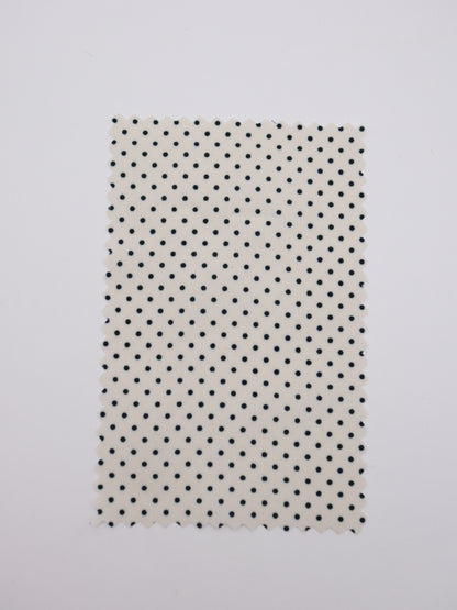 微細ドット・高密度サテンジョーゼット｜147cm広幅・5種のドットサイズ展開・防シワ｜ドッグウェア・セレモニー・レイヤード向け｜26SS-198【生地仕入れ代行卸】
