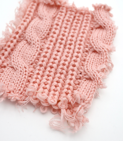 【25SS-061】ケーブルミドルゲージニット　0.5ｙあたり=～1790円