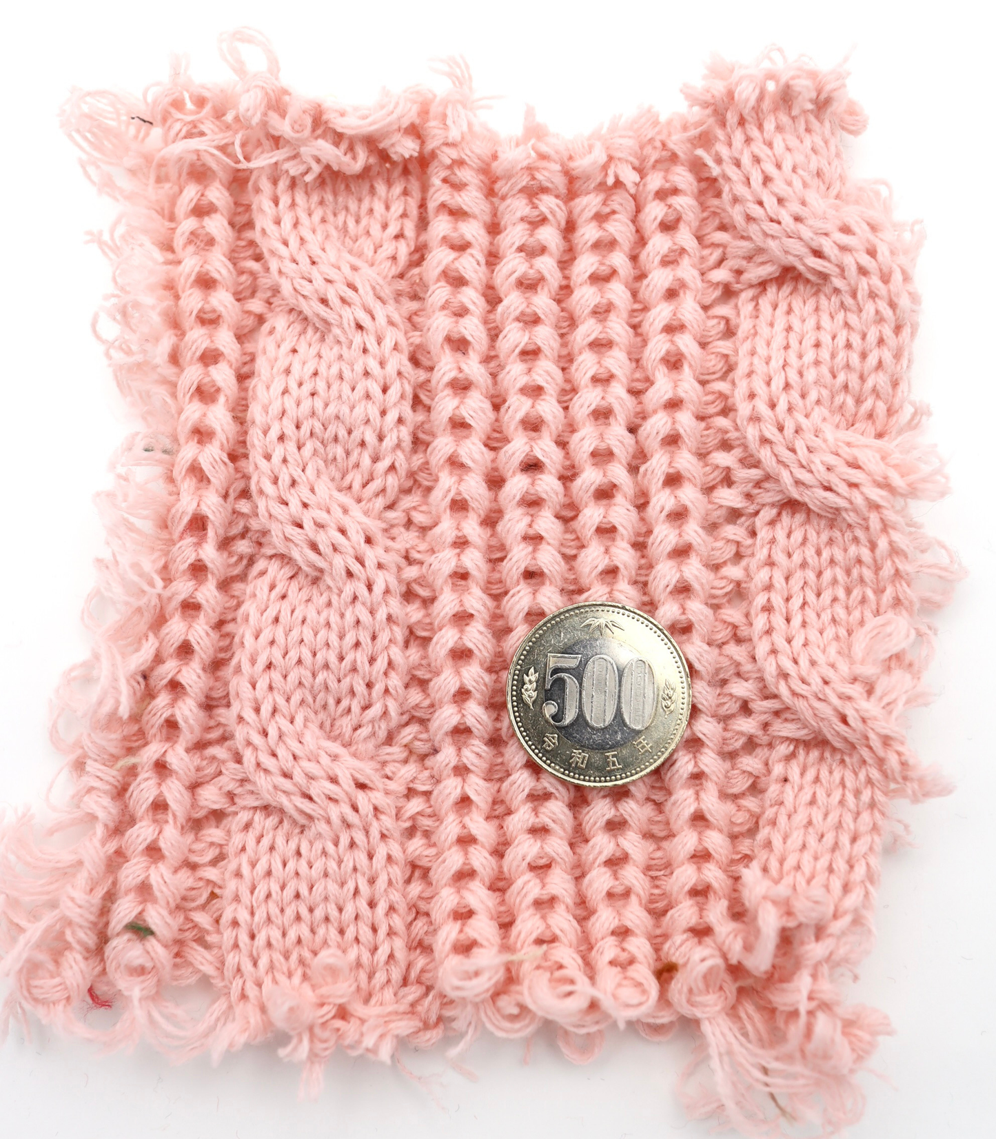 【25SS-061】ケーブルミドルゲージニット　0.5ｙあたり=～1790円