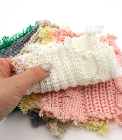 【25SS-061】ケーブルミドルゲージニット　0.5ｙあたり=～1790円