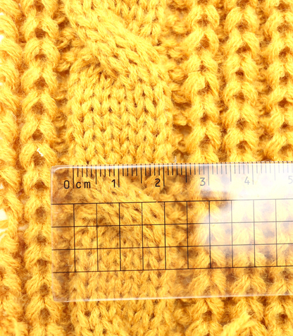 【25SS-103】ケーブルミドルゲージニット　/0.5ｙあたり=～1790円