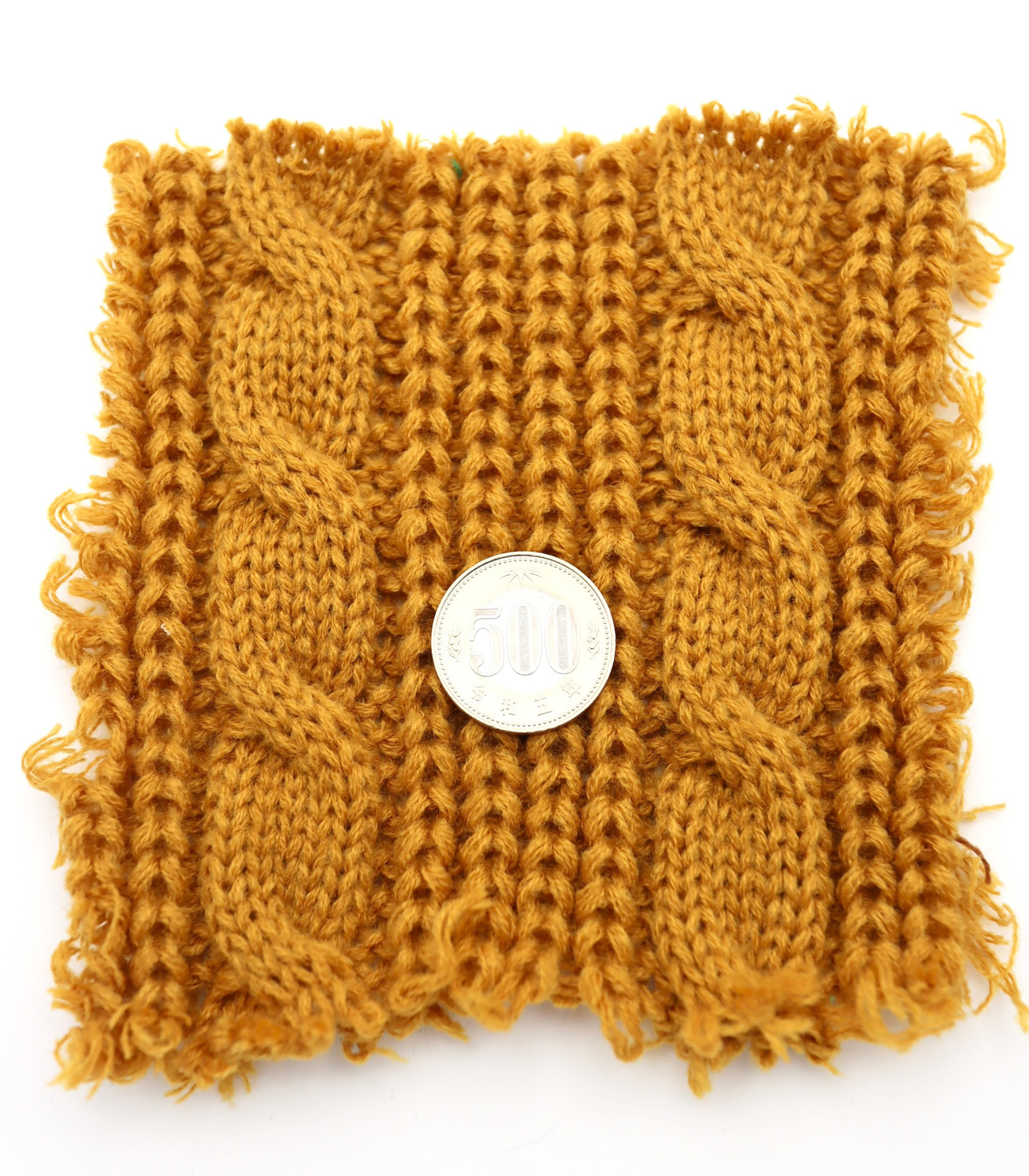 【25SS-103】ケーブルミドルゲージニット　/0.5ｙあたり=～1790円