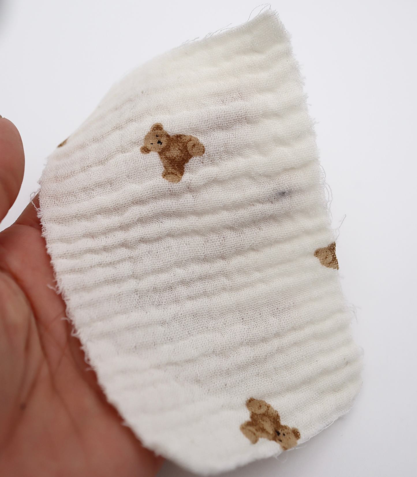 【25SS-288】プチテディベアプリントトリプルガーゼ　/0.5ｙあたり=～990円