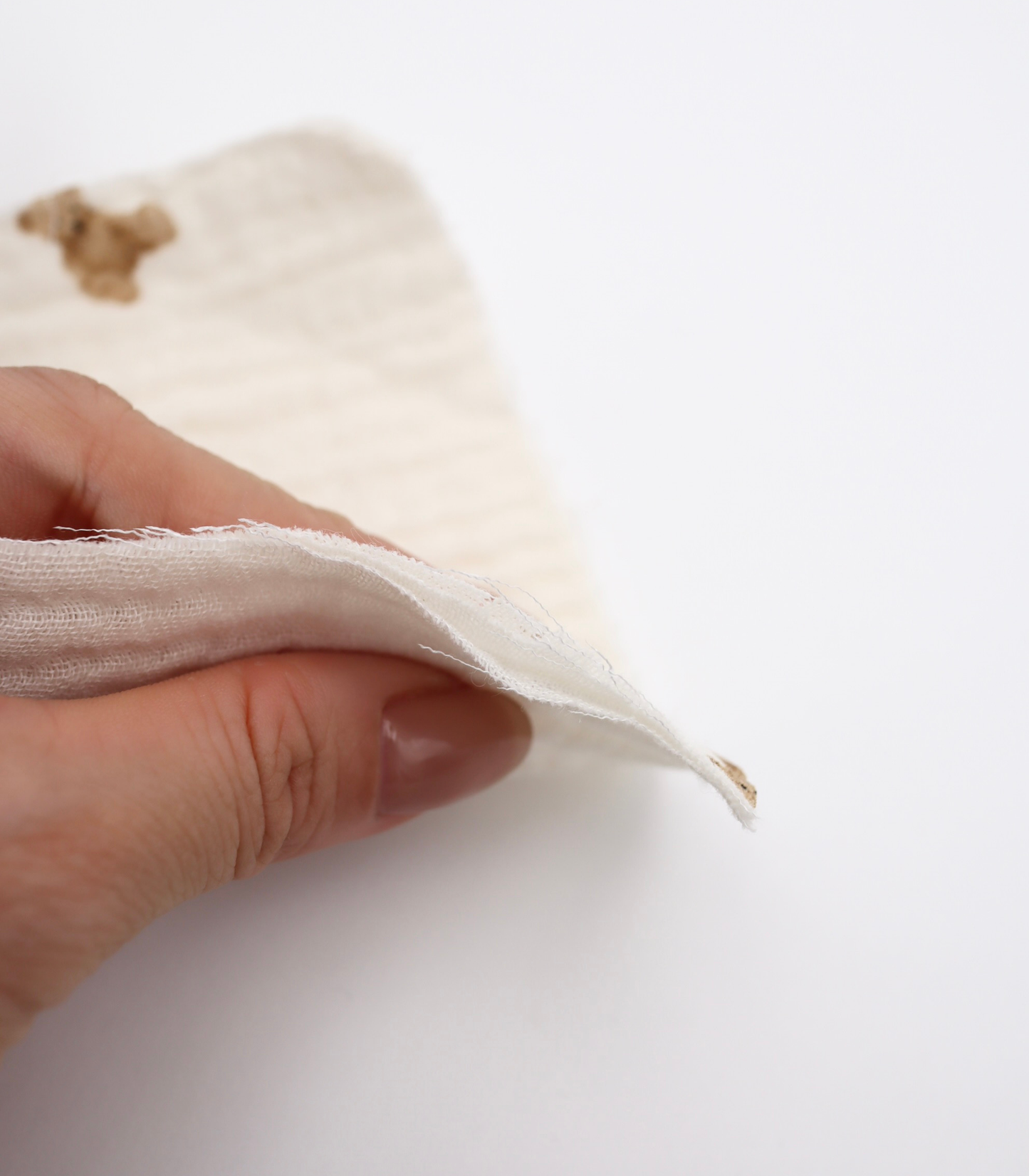 【25SS-288】プチテディベアプリントトリプルガーゼ　/0.5ｙあたり=～990円