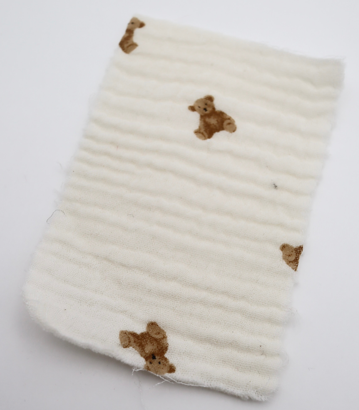 【25SS-288】プチテディベアプリントトリプルガーゼ　/0.5ｙあたり=～990円