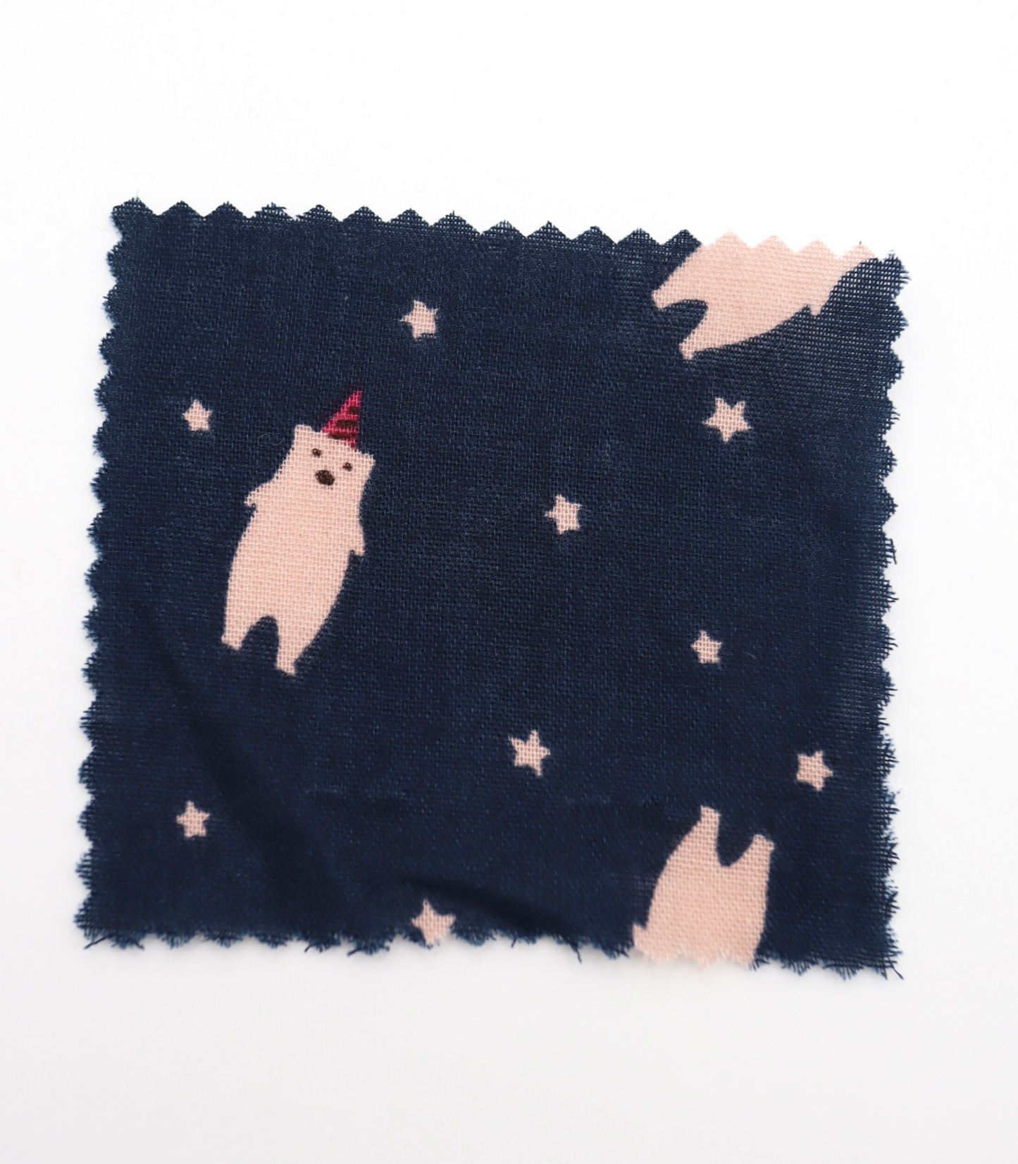 【25SS-292】パーティークマプリントダブルガーゼ　/0.5ｙあたり=～850円