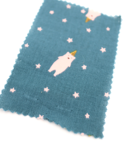 【25SS-292】パーティークマプリントダブルガーゼ　/0.5ｙあたり=～850円