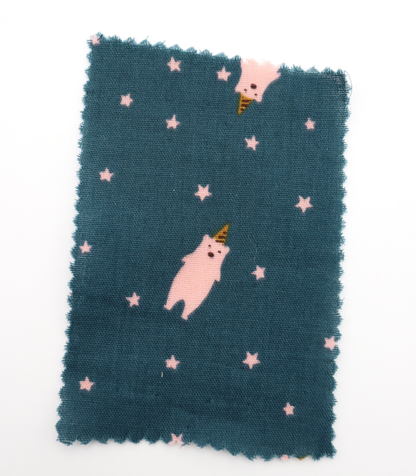 【25SS-292】パーティークマプリントダブルガーゼ　/0.5ｙあたり=～850円