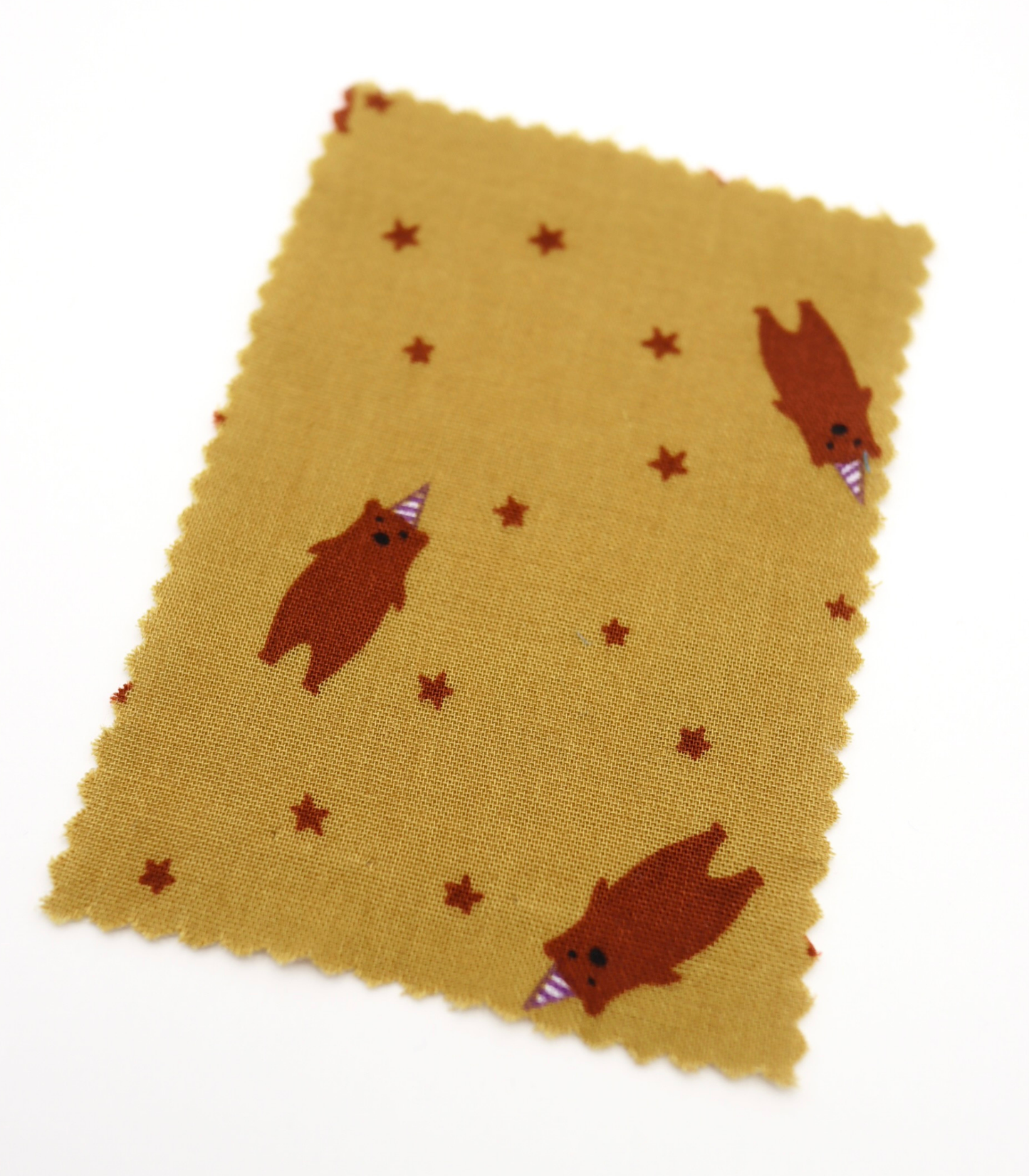 【25SS-292】パーティークマプリントダブルガーゼ　/0.5ｙあたり=～850円