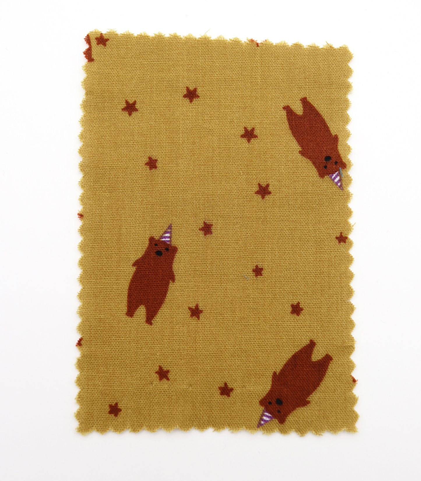 【25SS-292】パーティークマプリントダブルガーゼ　/0.5ｙあたり=～850円