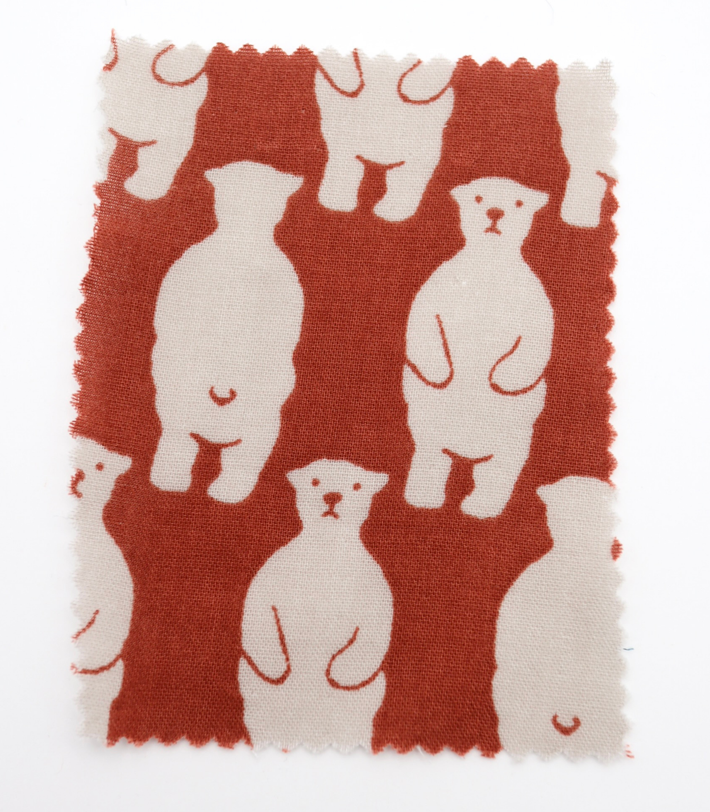 【25SS-291】スタンディングクマさんプリントダブルガーゼ　/0.5ｙあたり=～850円