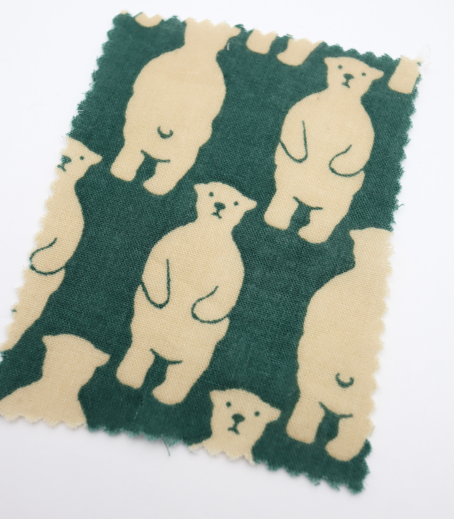 【25SS-291】スタンディングクマさんプリントダブルガーゼ　/0.5ｙあたり=～850円