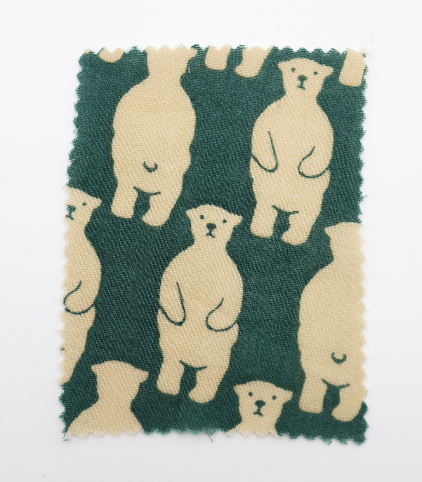 【25SS-291】スタンディングクマさんプリントダブルガーゼ　/0.5ｙあたり=～850円