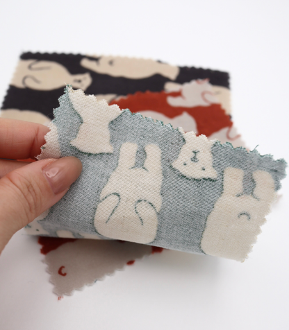 【25SS-291】スタンディングクマさんプリントダブルガーゼ　/0.5ｙあたり=～850円