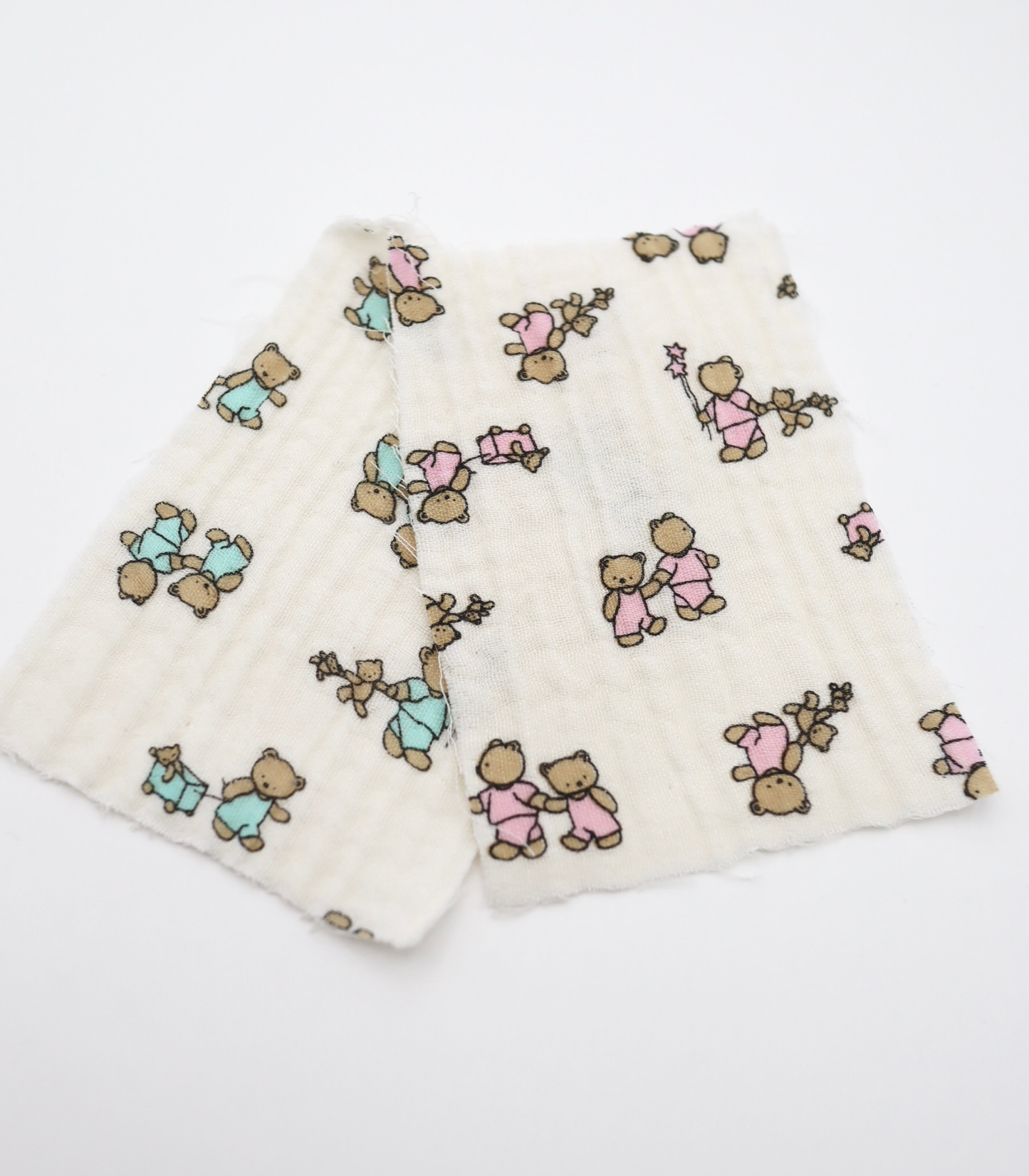 【25SS-289】仲良しくまさんプリントトリプルガーゼ　/0.5ｙあたり=～990円