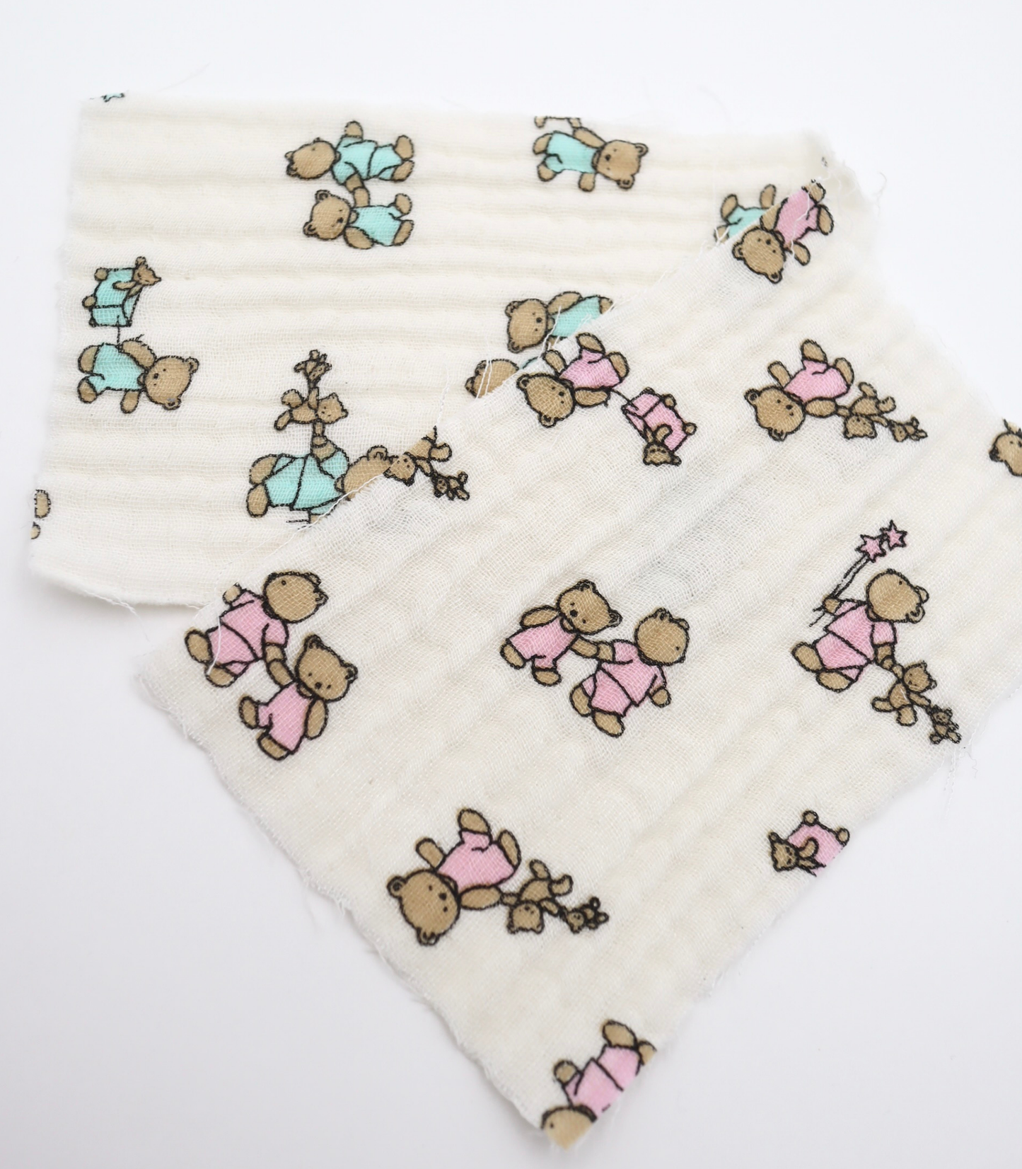 【25SS-289】仲良しくまさんプリントトリプルガーゼ　/0.5ｙあたり=～990円