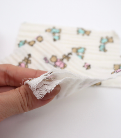 【25SS-289】仲良しくまさんプリントトリプルガーゼ　/0.5ｙあたり=～990円