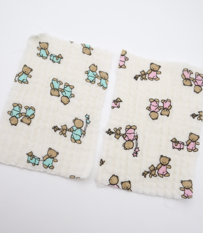 【25SS-289】仲良しくまさんプリントトリプルガーゼ　/0.5ｙあたり=～990円