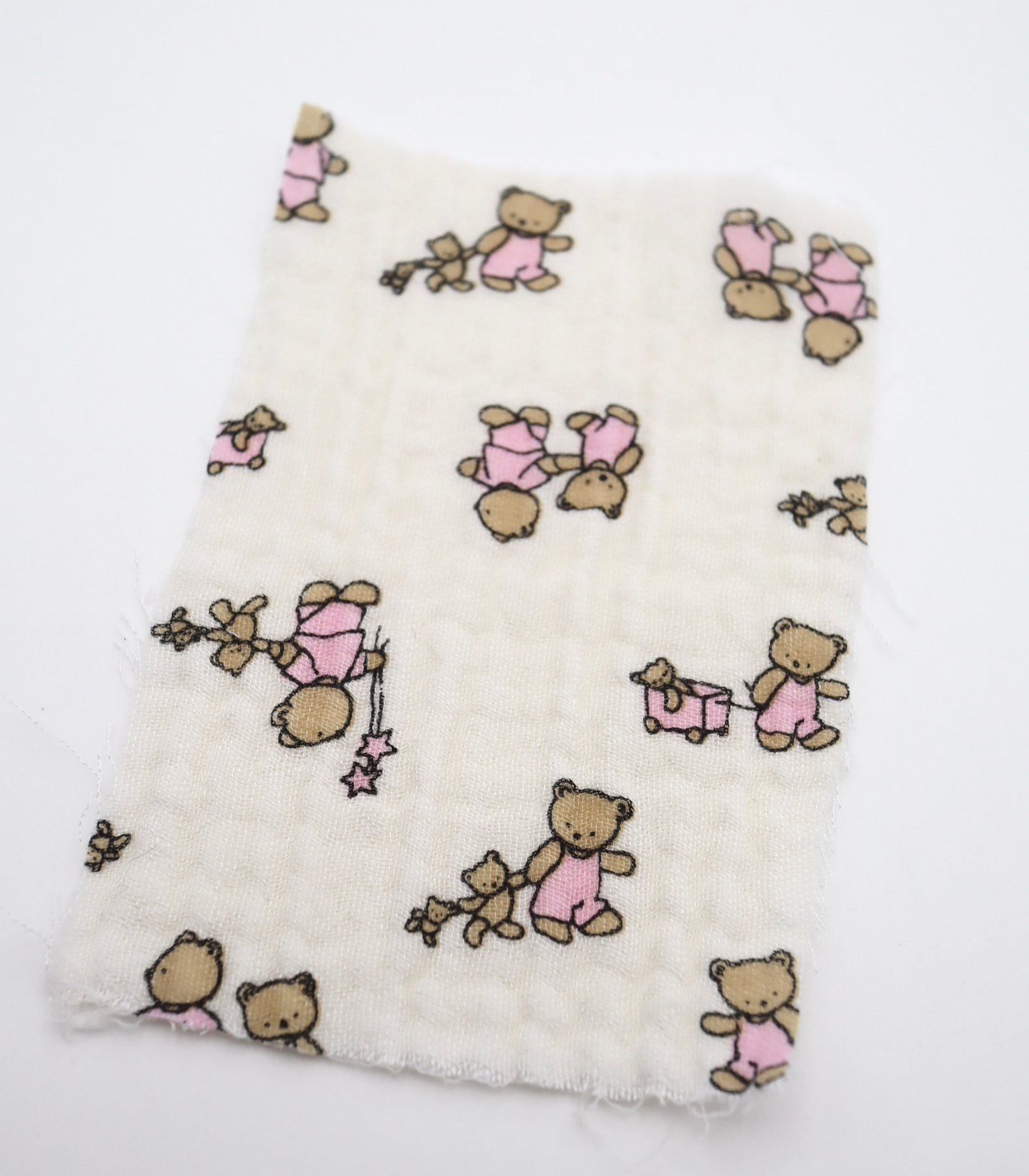 【25SS-289】仲良しくまさんプリントトリプルガーゼ　/0.5ｙあたり=～990円