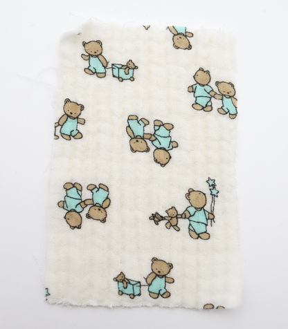 【25SS-289】仲良しくまさんプリントトリプルガーゼ　/0.5ｙあたり=～990円