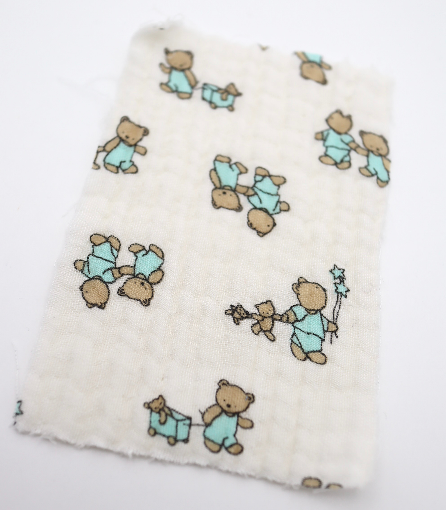 【25SS-289】仲良しくまさんプリントトリプルガーゼ　/0.5ｙあたり=～990円