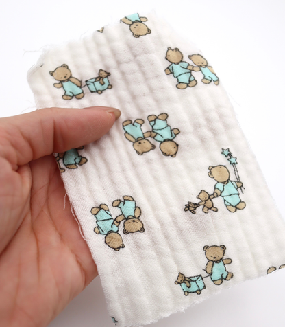 【25SS-289】仲良しくまさんプリントトリプルガーゼ　/0.5ｙあたり=～990円