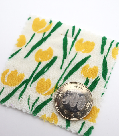 【25SS-285】チューリッププリントトリプルガーゼ　/0.5ｙあたり=～1025円