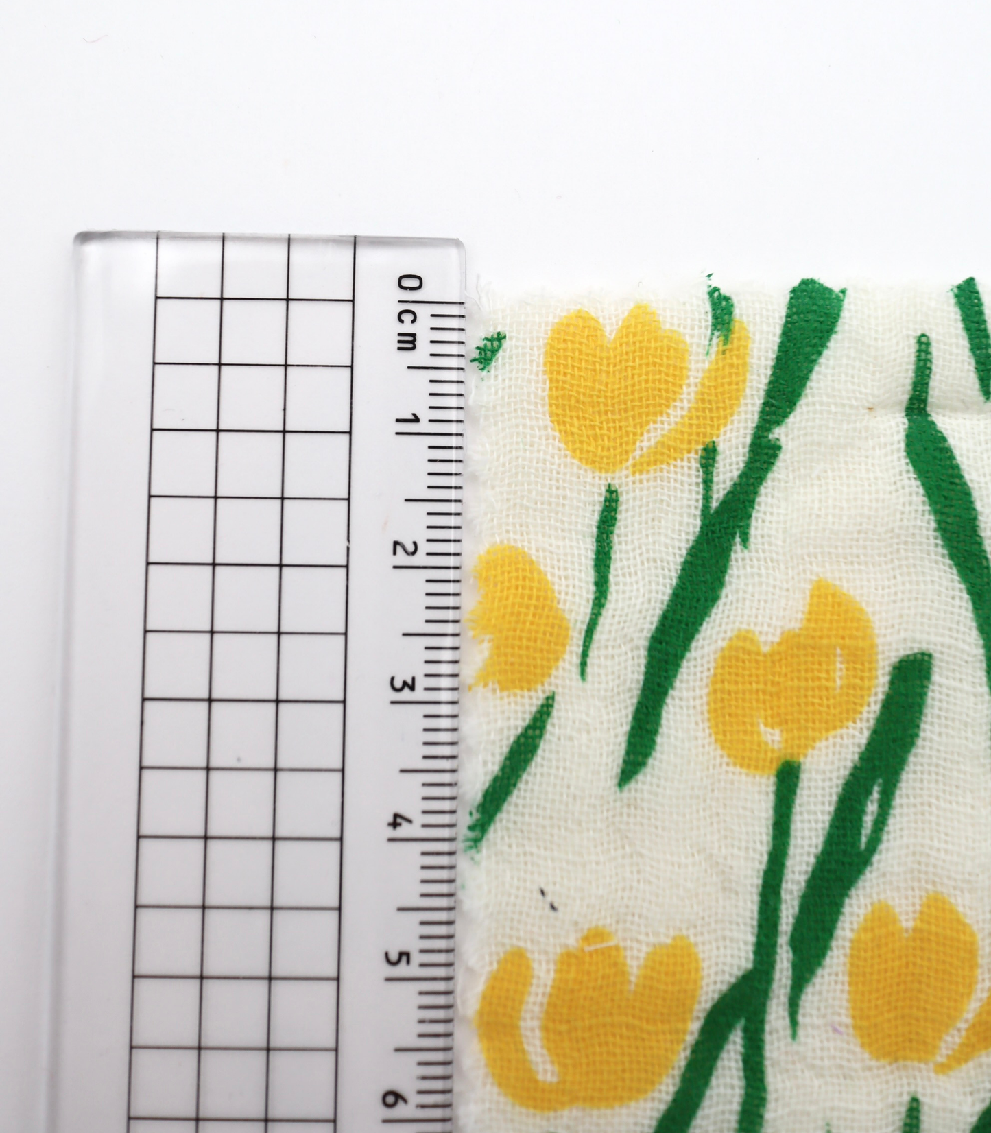 【25SS-285】チューリッププリントトリプルガーゼ　/0.5ｙあたり=～1025円