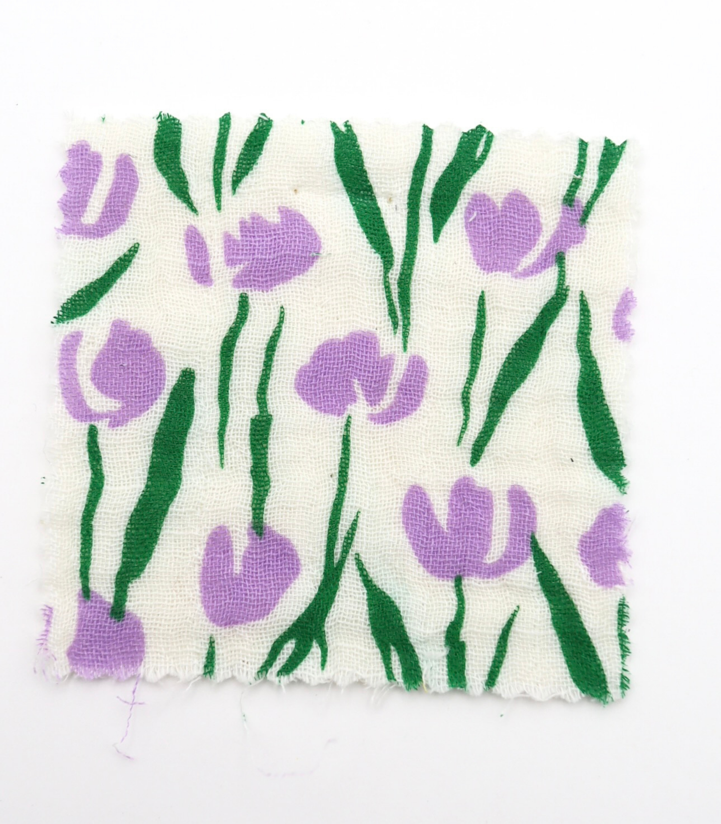 【25SS-285】チューリッププリントトリプルガーゼ　/0.5ｙあたり=～1025円