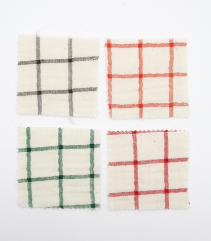 【25SS-066】チェックプリントトリプルガーゼ　/0.5ｙあたり=～1025円
