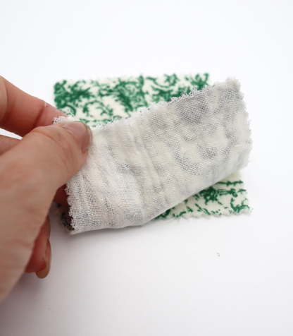 【25SS-287】草木柄プリントトリプルガーゼ　/0.5ｙあたり=～1025円